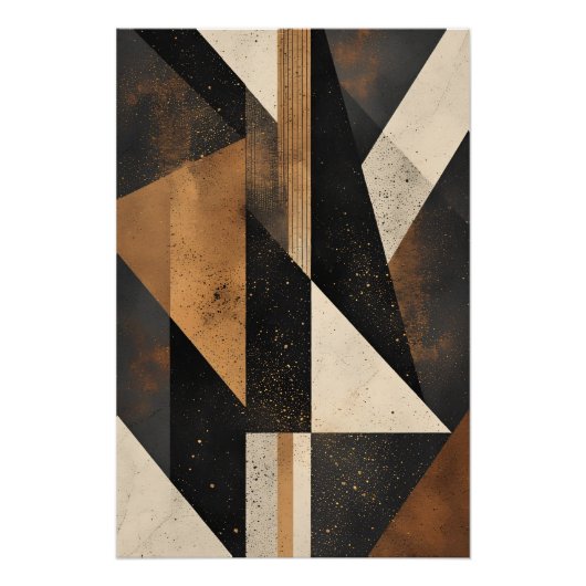 Contemporary Geometric Harmony Perfect Poster (Voorkant)