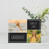 Contemporary Graduation Party Invitation (Debout devant)