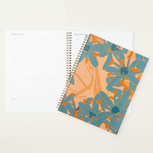 Contemporary Leaf Design in Peach (Devant avec enveloppe)