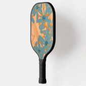 Contemporary Leaf Design Peach Pickleball Paddle (Links)