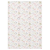 Contemporary Leaves Grey, Brown, Rust Tafelkleed (Voorkant)