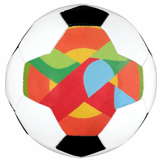 Contemporary Linear Line Soccer Ball (Devant)