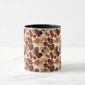 Contemporary Organic Pattern Mug – Earthy Tones (Centre)