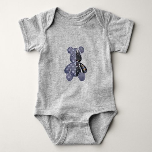 Contemporary Robot Bear Romper (Voorkant)