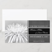 Contemporary Save the Date-aankondiging Date (Voorkant / Achterkant)