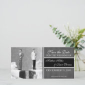 Contemporary Save the Date Annonce (Debout devant)