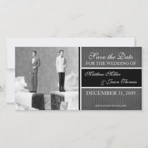 Contemporary Save the Date Annonce