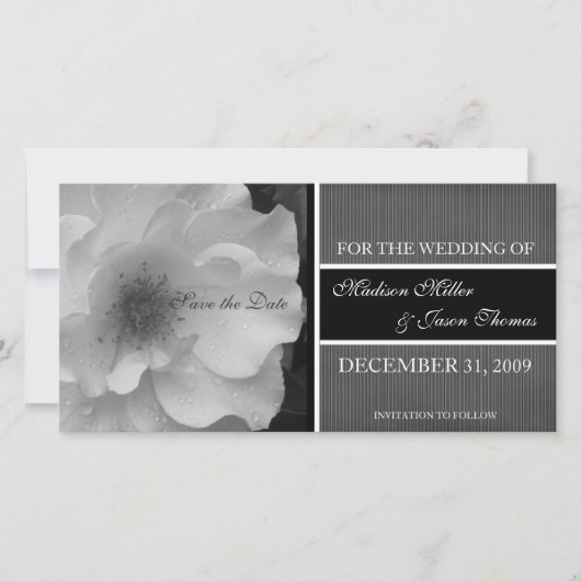 Contemporary Save the Date Annonce (Devant)