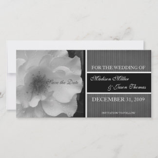 Contemporary Save the Date Annonce
