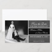 Contemporary Save the Date Annonce (Devant / Derrière)