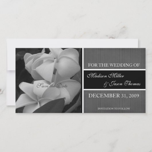 Contemporary Save the Date Annonce (Devant)