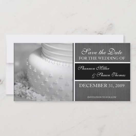Contemporary Save the Date Annonce (Devant)