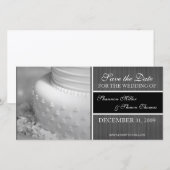 Contemporary Save the Date Annonce (Devant / Derrière)