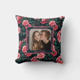 Contemporary Sentimental Wedding Throw Pillow Kussen