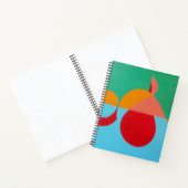 Contemporary Treble Clef Notebook Notitieboek (Binnen)