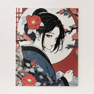 Contemporary ukiyoe, Kimono beauty Legpuzzel