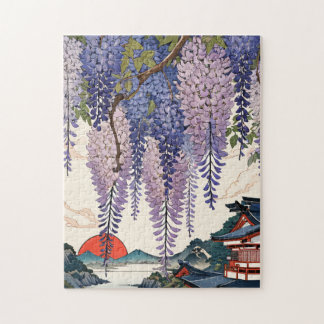 Contemporary ukiyoe, Wisteria japonica Legpuzzel