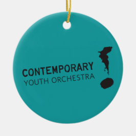 Contemporary Youth Orchestra Harp Ornament