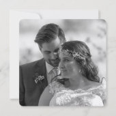 Contemprary Love Merci Mariage photo (Dos)