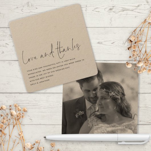 Contemprary Love Merci Mariage photo