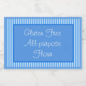 Conteneur alimentaire Étiquette gluten Libre Flour (Étiquettes simples)