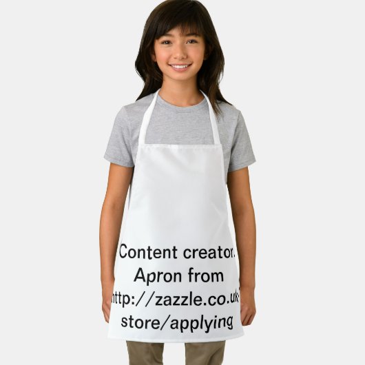 Content creator schort (Insitu)