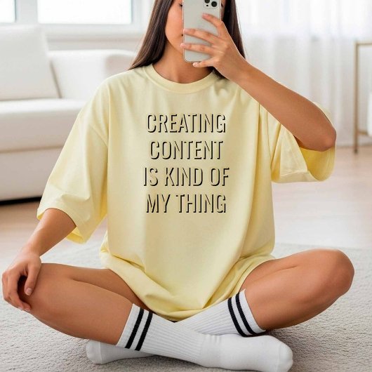 Content Creator  T-shirt