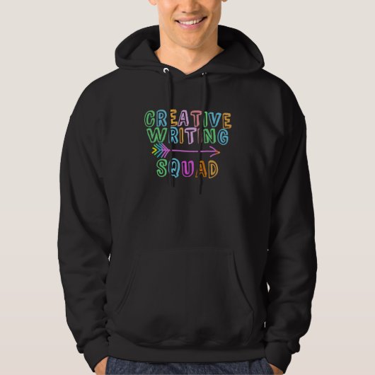 Content Editing Staff Team Crew Creative Writing S Hoodie (Voorkant)