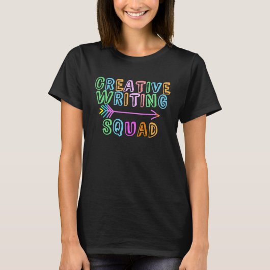 Content Editing Staff Team Crew Creative Writing S T-shirt (Voorkant)