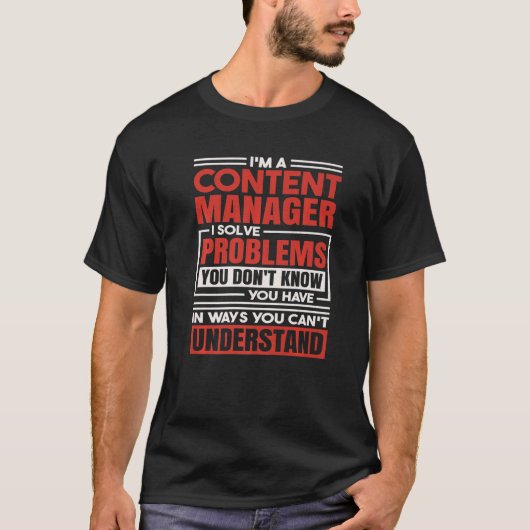 Content Manager T-shirt (Voorkant)