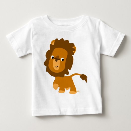 Contenu du dessin mignon Lion Baby T-shirt (Devant)