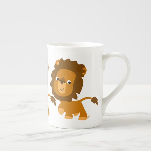 Contenu du dessin mignon Lion os Chine Mug (Droite)