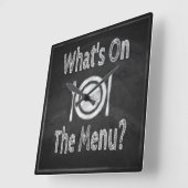 Contenu du menu Horloge murale (Angle)