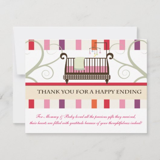 Contes de carte de remerciements de huche (Devant)