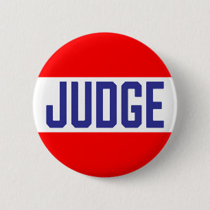 Contest rechter Badge Red White Blue Button