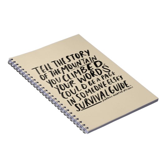 conteur carnet morgan harper nichols citation (Côté Droit)