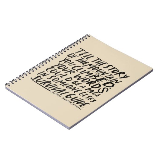 conteur carnet morgan harper nichols citation (Côté gauche)