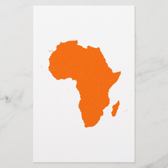 Continent van Afrika (Voorkant)