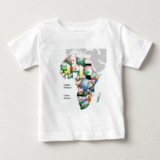 Continent van Afrika Mooie Mama Afrika Kleurrijk (Voorkant)
