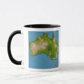 Continent van Australië Mok (Links)