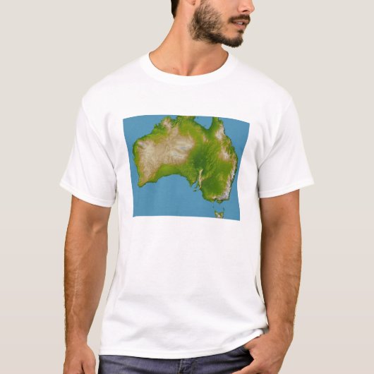 Continent van Australië T-shirt (Voorkant)