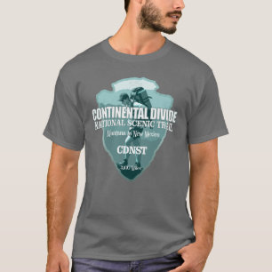 Continentaal splitsingsspoor (pijlpunt T) T-shirt