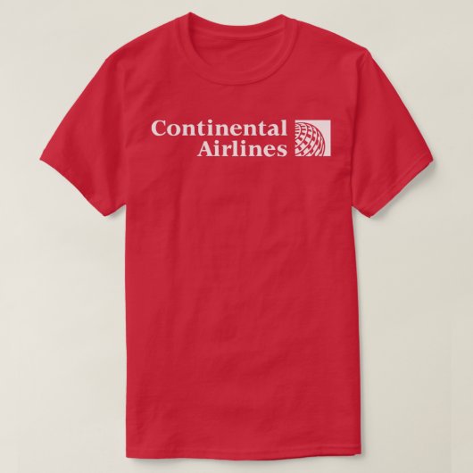 Continental Airlines T-shirt (Design voorkant)