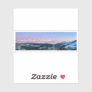 Continental Divide Custom-Cut Vinyl Sticker