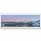Continental Divide Custom-Cut Vinyl Sticker (Voorkant)