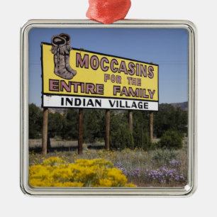 Continental Divide, New Mexico, Route 66 Metalen Ornament
