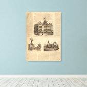 Continental Life Insurance Company Canvas Afdruk (Insitu (Houten vloer))