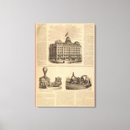 Continental Life Insurance Company Canvas Afdruk (Voorkant)