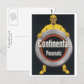 Continentale pneumatische briefkaart (Voorkant / Achterkant)