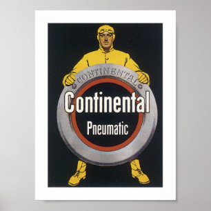 Continentale pneumatische poster